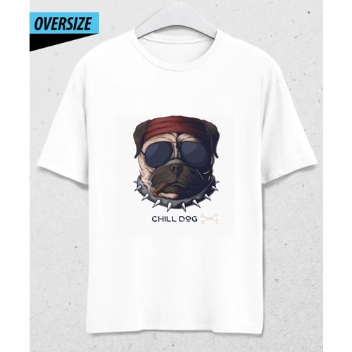 Chill Dog - Kamp, Eğlence, Motorcu T-Shirt / Tişört ( M Beden ) Hediye