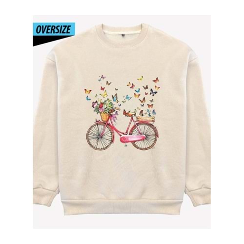 Butterfly Ride Oversize Sweatshirt