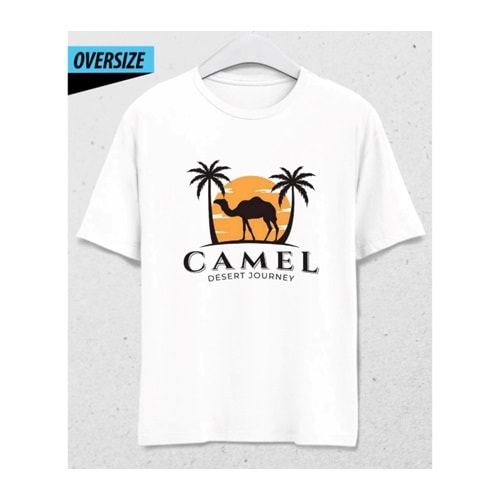 Camel Desert Journey – Embrace the Spirit of the Sands Beyaz