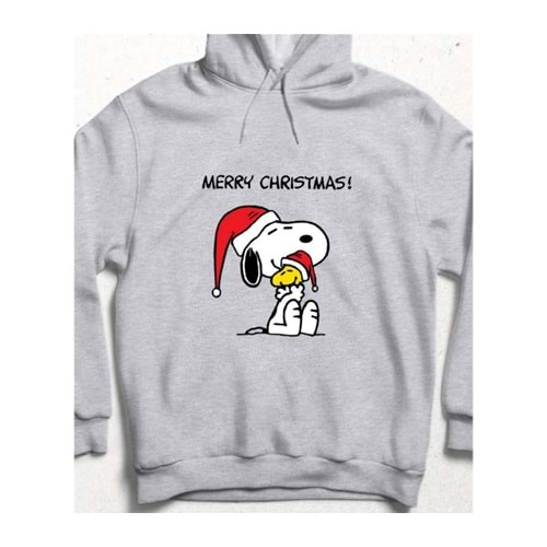 Snoopy Christmas Cozy Hoodie Gri