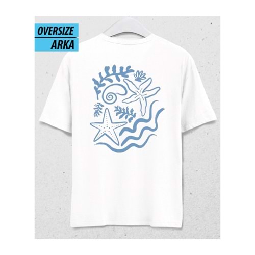Ocean Glow T-shirt Beyaz