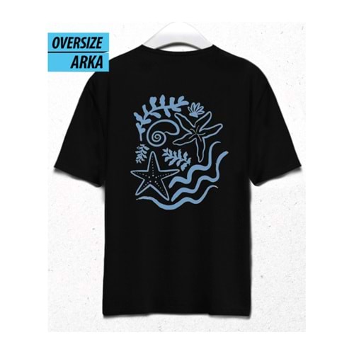 Ocean Glow T-shirt Siyah