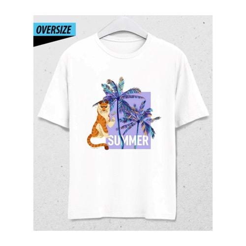 Refreshing Comfort, Summer's Best Friend T-Shirt Beyaz