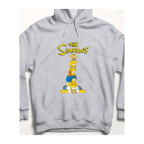 The Simpsons: Birlikte Daha Güçlü Kapüşonlu Unisex Sweatshirt