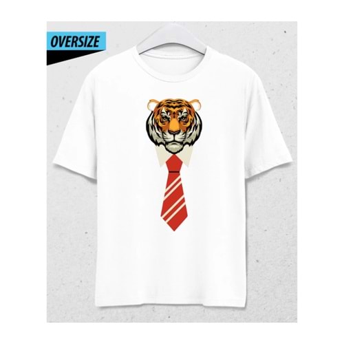 Official Tiger Oversize Beyaz T-Shirt Beyaz