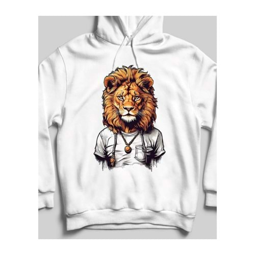 Krallara Layık Sweatshirt Beyaz