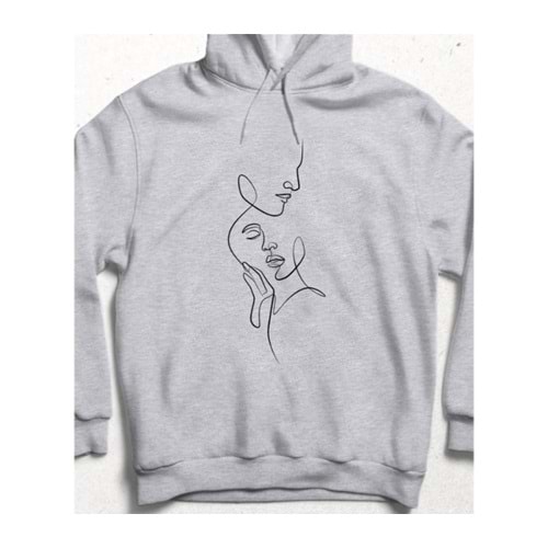 Together is Beautiful: Unisex Love Sweatshirt Gri