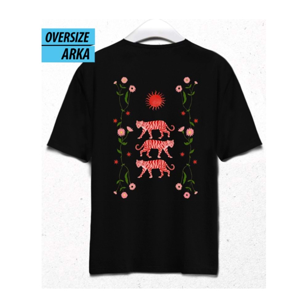 Wild Soul Oversize T-Shirt – İçindeki Gücü Serbest Bırak Siyah