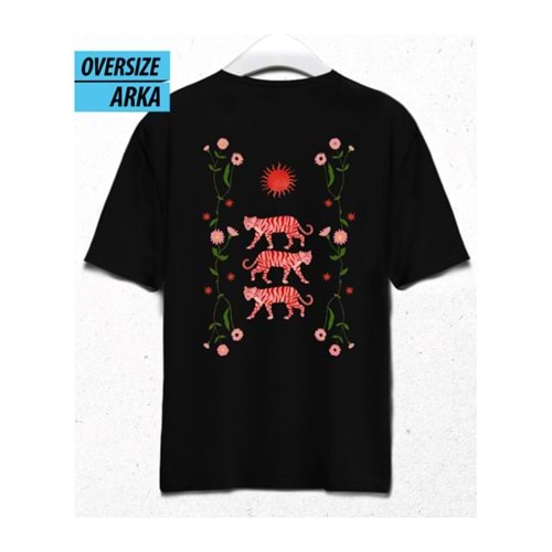 Wild Soul Oversize T-Shirt – İçindeki Gücü Serbest Bırak Siyah